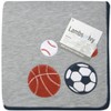 Lambs & Ivy Hall of Fame Sports Jersey/Faux Shearling Cozy Baby Blanket - 4 of 4