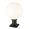 Z-Lite Laurent 1 - Light Lantern in  Black - 3 of 4