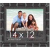 PosterPalooza | 14x12 Wide Bamboo Picture Frame, UV Acrylic, 4 Finishes - Brown, Black, Silver, and Natural - 2 of 4
