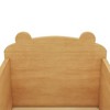 Okak Bear-Shaped Floor Bed for Ages 3-6,Toddler Bed Frame with Safety Fence, Cute Animal-Shaped Kids Bed, Low-Profile Design - 4 of 4