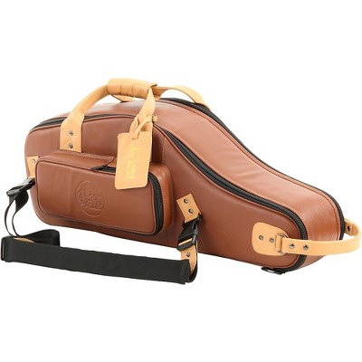 Gard Designer Leather Alto Saxophone Gig Bag Brown Black