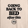 Women's - Instant Message - Going Back To Bed After This Lightweight French Terry Wide Neck Long Sleeve Shirt - 2 of 4