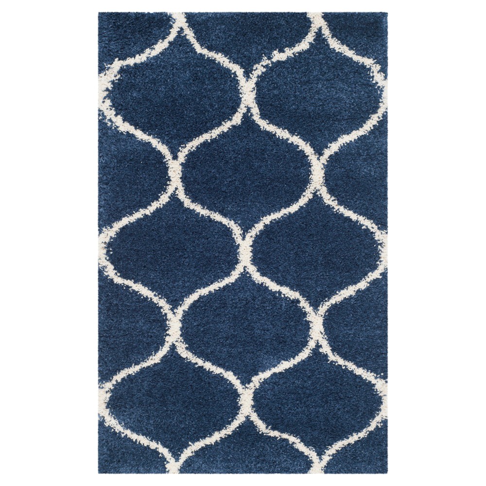 3'x5' Kamila Rug Navy/Ivory - Safavieh