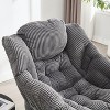 CAVINAS Lazy Chair with Ottoman,Modern Lounge Accent Chair with Side Pocket,Upholstered Sofa Chair with Footrest,Living Room Furniture - 2 of 4