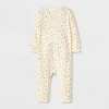 Baby Girls' Long Sleeve Waffle Romper - Cat & Jack™ - 2 of 4