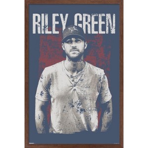 Trends International Riley Green - Grunge Framed Wall Poster Prints - 1 of 4
