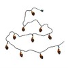 Kurt Adler Indoor/Outdoor Novelty Light Set, 10 UL Listed Incandescent Bulbs, Owls, Light Brown 11.5ft - 2 of 4