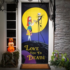 Seasons 6.7 ft The Nightmare Before Christmas Love You to Death Wall Hanging Decoration - Black - 1 of 2