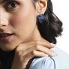 SOHI Women's Crystal Leaf Stud Earrings - 4 of 4