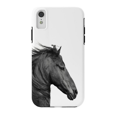 Eye Poetry Photography Wild Horse Photography In Black And White Tough iPhone XR Case - Society6