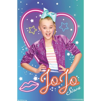 Trends International JoJo Siwa - Neon Framed Wall Poster Prints