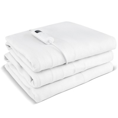 Tangkula 76" x 39" Heated Mattress Pad Twin Size Machine Washable Electric Bed Warmer