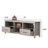 TV Stand With Drawers Open Shelf For TV Up To 70 Inches Large Storage Space Entertainment Center - 2 of 4