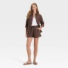 Women's High-Rise Pull-On Shorts - Universal Thread™ - 3 of 3