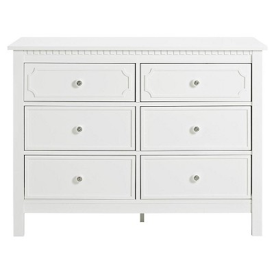 white baby dresser