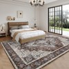 Machine Washable Area Rugs for Living Room Boho Vintage Soft Non-Slip Low Pile Distressed Carpet - 3 of 4