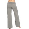 Felina Organic Cotton Stretch Wide Leg Roll Over Pant