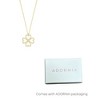 Adornia 14k Gold Plated Heart-Shaped Pave Clover Necklace - 3 of 3