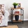 Household Essentials Crown Narrow Open Storage Bookshelf - 2 of 4