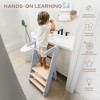 Comfy Cubs Kids Step Stool for Ages 3+, 3 Height Adjustable Toddler Tower for Kitchen Sink & Bathroom Access - 3 of 4