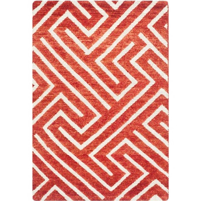 Hand-Knotted Woolen Charm Gray Rectangular Area Rug