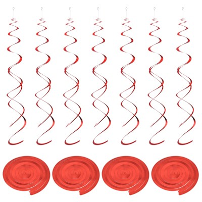 Unique Bargains Party PVC Hanging Double Swirling Decorations 28 Pcs