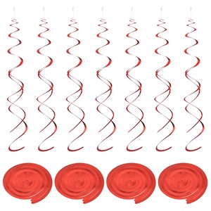 Unique Bargains Party PVC Hanging Double Swirling Decorations 28 Pcs - 1 of 4