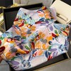 Anna-Kaci Women's Abstract Floral Scarf with Vibrant Watercolor Print 27×27 Inches - 3 of 4