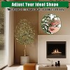 Acekool Artificial Faux Olive Tree with Moss in Black Pot, Adjustable Branches and Realistic Silk Leaves for Indoor Home & Office Decor - 4 of 4