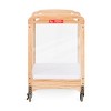 Child Craft Safe Haven Daycare Evacuation Wooden Compact Portable Crib with 4" Casters, Durable Construction, Fits Through Doorways (Natural) - 3 of 4