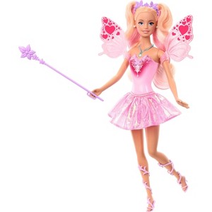 Barbie Fantasy Fairy 11" Doll with Color Change Wings and Outfit - 1 of 4