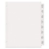 Avery Print & Apply Clear Label Dividers w/White Tabs 8-Tab Letter 5 Sets 11493 - 2 of 4