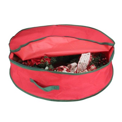 Merry and Bright Christmas Wreath Free wreath storage bag!