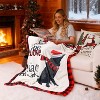 Lomsoe Cozy Christmas Flannel Throw Blankets - Decorative Xmas Blankets for Couch, Bed, Sofa, Chair, Outdoor. - 2 of 4