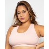 Curvy Couture Women's Cotton Comfort Bralette 2-Pack - 3 of 4