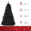NAYSAYE 7ft Artificial Christmas Tree Unlit Douglas Fir with 1346 Realistic Branch Tips for Halloween and Holiday Decor, Black, 50.5"*50.5"*82.8" - 4 of 4