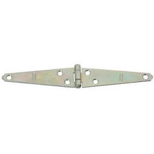 National Hardware 4 in. L Zinc-Plated Light Strap Hinge 2 pk - 1 of 1