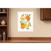 HomeRoots Citrus Orange Botanical White Framed Print Wall Art - 2 of 4