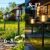 Gigalumi 6-Pack Solar Pathway Lights, IP65 Waterproof Outdoor Garden Lighting with Warm White Glow for Walkways, Yards & Porches - 3 of 4