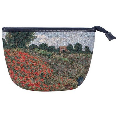 Signare USA Claude Monet Poppy Field Art Make Up Cosmetic Bag
