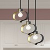 Livex Lighting Meadowbrook 1 - Light Pendant in  Black/Brushed Nickel - 2 of 4