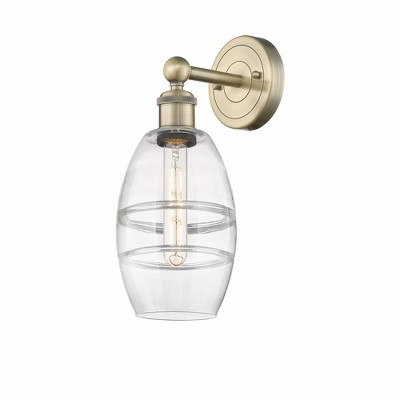 Vaz - 1 Light Wall Sconce In Industrial Style-10.38 Inches Tall and 5.88 Inches Wide