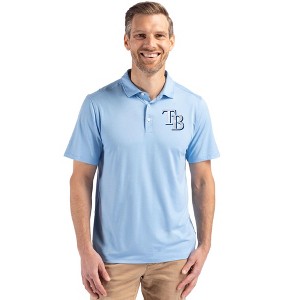 Tampa Bay Rays Cutter & Buck Coastline Epic Comfort Recycled Mens Polo - 1 of 1
