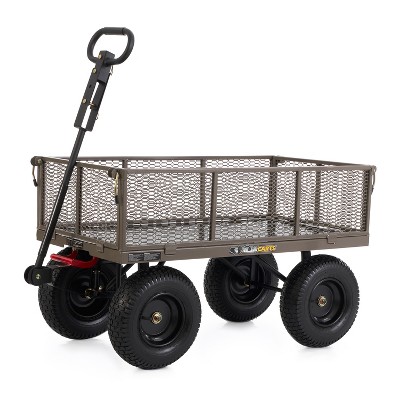 Gorilla Carts GORMP-12 Max Black/Gray for sale online 1200 Pound Multi Use Dump Cart 