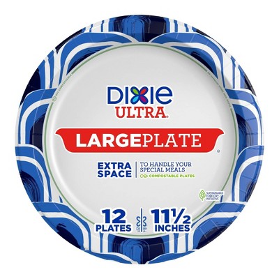 Dixie Ultra Heavy Duty Bundle, Plates Large 10 1/16 inch (44 ct), Small 6 7/8 inch (44 ct), Bowl (28 ct)