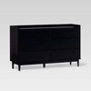 Mid-Century Modern Solid Wood 6 Drawer Double Dresser - Saracina Home - 3 of 4