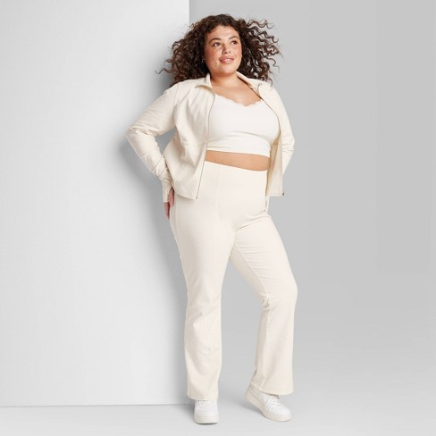 Essential Flared Leggings - Off White