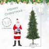 Costway 6/7/8 FT Artificial Christmas Tree with 370/502/702 Branch & Needles 22/28/36 Pinecones & 200/300/400 Lights - 3 of 4