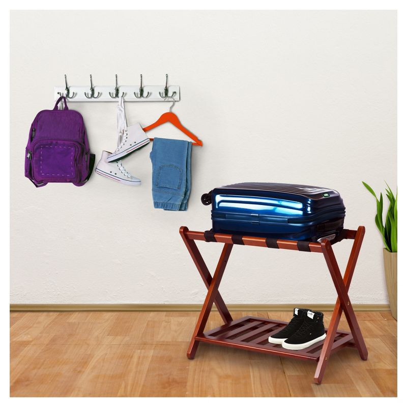 Luggage Rack with Shelf - Flora Home, 6 of 9