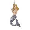 Kurt S. Adler 4.25 In Mermaid With Glittered Tail Shells Swim Aquatic Tails Tree Ornaments - 3 of 3